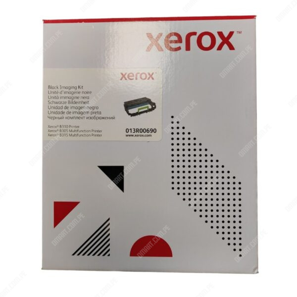 Unidad De Imagen Drum Tambor Xerox 013R00690 Black Original, Para Impresoras Xerox B305 / Xerox B305 / Xerox B315, Rendimiento 40.000 Páginas.