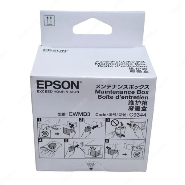 Caja De Mantenimiento Epson L5590 / L3560 EWMB3/C9344 [C12C934461] Para Impresoras Epson EcoTank L3560 / L5590, Rendimiento 15.000 Páginas.