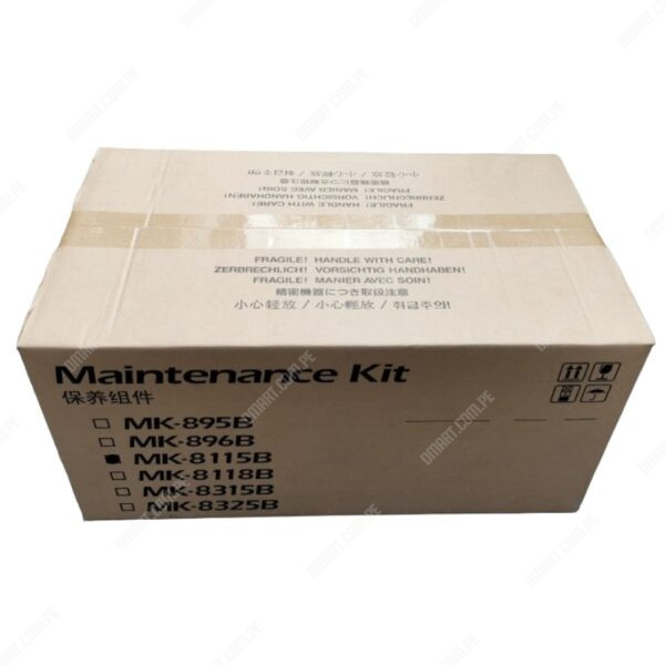 Kit De Mantenimiento Kyocera MK-8115B Original, Para Impresora Multifuncional Kyocera Ecosys M8124cidn / M8130cidn, Rendimiento 200.000 Páginas.