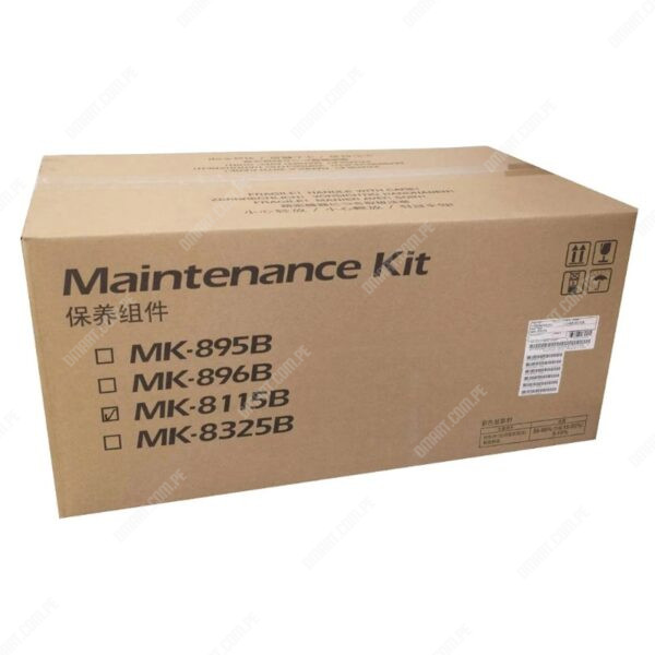 Kit De Mantenimiento Kyocera MK-8115B Original, Para Impresora Multifuncional Kyocera Ecosys M8124cidn / M8130cidn, Rendimiento 200.000 Páginas.