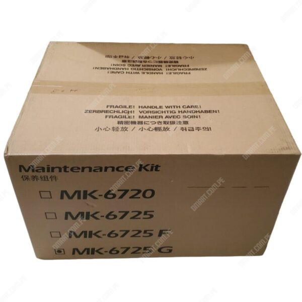 Kit De Mantenimiento Kyocera MK-6725G Original, Para Impresoras Kyocera TASKalfa 7002i / 7003i / 8002i / 8003i / 9002i / 9003i, Rendimiento 600.000 Páginas.