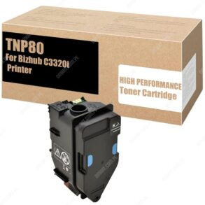 Toner Compatible Konica Minolta TNP80K Color Negro, Para Impresora Fotocopiadora Konica Minolta Bizhub C3320i, Rendimiento 13.000 Paginas.