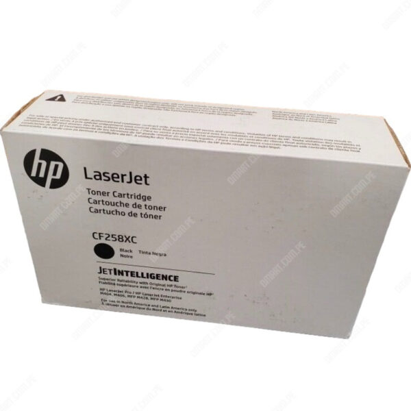 Toner Hp 58XC CF258XC Black, Para Impresoras Multifunción HP LaserJet Pro M404dn / M404dw / M404n / M428fdn / M428fdw, Rendimiento 10.000 Páginas.