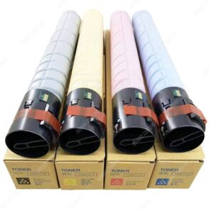 Toner Genérico Konica Minolta TN514 Color Negro Cyan Magenta Amarillo, Para Impresora Multifunciónal Konica Minolta Bizhub C458 / C558 / C658. (Juego Completo)