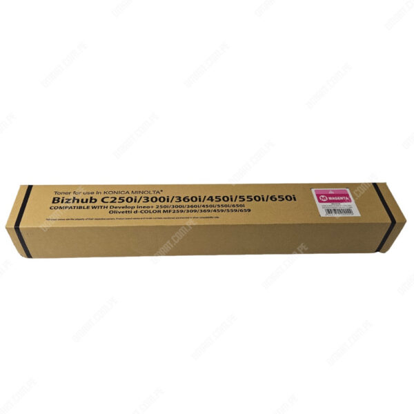 Toner Compatible Konica Minolta TN328M Color Magenta, Para Impresora Multifunciónal Konica Minolta Bizhub C250i / C300i / C360i, Rendimiento 28.000 Paginas.