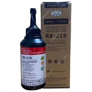 Botella De Recarga Toner Pantum RK-219 (PD-219) Black, Para Impresoras Pantum P2509W / M6509NW / M6559N / M6559NW / M6609N / M6609NW, Rendimiento 1.600 Páginas.