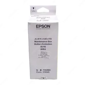 Caja De Mantenimiento Epson C9345/PXMB9 (C12C934591) Black, Para Impresora Epson EcoTank L15150 / L15160 / L15168 / L8160 / L8180, Rendimiento 30.000 Páginas.