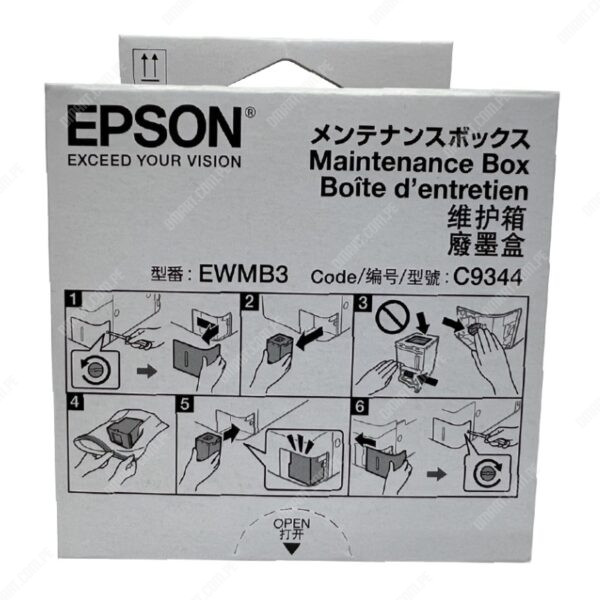 Caja De Mantenimiento Epson L5590 / L3560 EWMB3/C9344 [C12C934461] Para Impresoras Epson EcoTank L3560 / L5590, Rendimiento 15.000 Páginas.