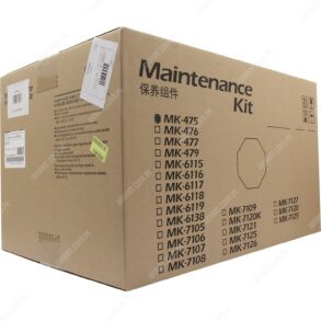 Kit De Mantenimiento Kyocera MK-475 1702K38NL0 Original, Para Impresoras Kyocera FS-6025MFP / FS-6030MFP / FS-6525MFP / FS-6530MFP, Rendimiento 300.000 Páginas.