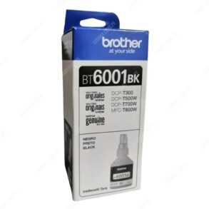 Botella De Tinta Brother BT6001BK Color Negro. Para Impresoras Brother HL-T4000DW / T420W-V / T426W / T910DW / T920DW / T4500DW. Rendimiento 6.000 Páginas.