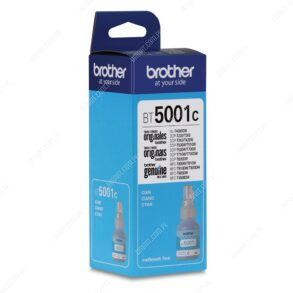 Botella De Tinta Brother BT5001C Color Cyan. Para Impresoras Brother HL-T4000DW / T420W-V / T426W / T910DW / T920DW / T4500DW. Rendimiento 5.000 Páginas.