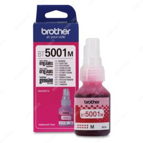 Botella De Tinta Brother BT5001M Color Magenta. Para Impresoras Brother HL-T4000DW / T420W-V / T426W / T910DW / T920DW / T4500DW. Rendimiento 5.000 Páginas.