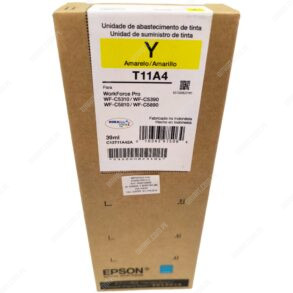 Tinta Epson T11A420-AL Color Amarillo, Para Impresora Epson WorkForce Pro WF-C5310 / WF-C5390 / WF-C5810 / WF-C5890, Rendimiento 5.000 Páginas.