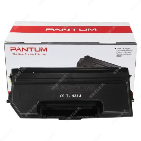 Toner Original Pantum TL-425U Black, Para Impresoras Pantum P3305DN / P3305DW /  M7105DN / M7105DW, Rendimiento 11.000 Páginas.