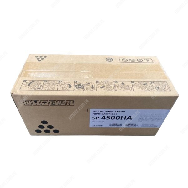 Toner Original Ricoh SP 4500HA 407316, Para Impresora Ricoh SP 4510dn / Ricoh SP 4510SF, Rendimiento Aproximado 12.000 Paginas.