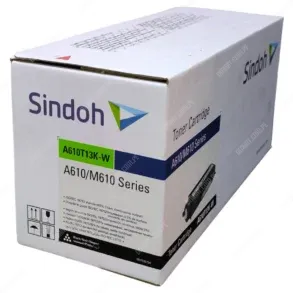 Toner Sindoh A610T13K-WH Black Original, Para Impresoras Sindoh A611dn / M610 / M611 / M612 / M613 / M615 / M616 / M617 / M618, Rendimiento 13.000 Páginas.