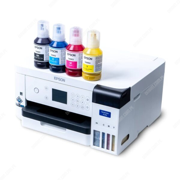 Impresora De Sublimación Epson Surecolor SC-F170 USB/Inalámbrico, Código De Fabrica C11CJ80201, Con Pantalla LCD a Color de 2,4″ Con Botones.