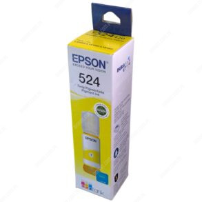 Botella De Tinta Epson T524420-AL Color Amarillo, Para Impresoras Epson EcoTank L6580 / L15150 / L15160, Contenido 70 Mililitros, Rendimiento 6.000 Páginas.