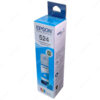 Botella De Tinta Epson T524220-AL Color Cyan, Para Impresoras Epson EcoTank L6580 / L15150 / L15160, Contenido 70 Mililitros, Rendimiento 6.000 Páginas.