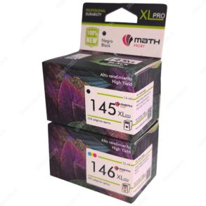 Pack Tinta Canon PG-145XL | CL-146XL Negro & Tricolor (Genérico), Para Impresora Canon Pixma iP2810 / MG2410 / MG2510 / MG2910 / MG3010 / TS3110...