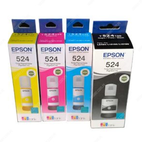 Botella De Tinta Epson T524 [T524120-AL] [T524220-AL] [T524320-AL] [T524420-AL] Para Impresora Epson EcoTank L15150 / L15160, Color Negro Cyan Magenta Amarillo.