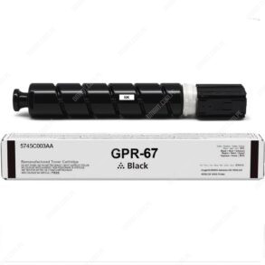 Tóner Canon GPR-67 Black [5745C003AA] Original, Para Impresoras Canon imageRUNNER ADV DX 4925i / 4935i / 4945i, Rendimiento 44.500 Páginas.