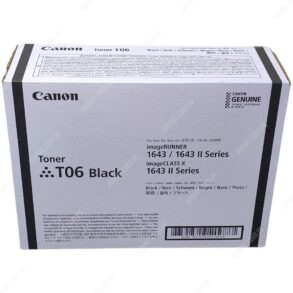 Tóner Original Canon T06 Black [3526C001AA] Para Impresoras Canon imageRUNNER 1643i II / 1643iF II / 1643P. Rendimiento 20.500 Páginas.