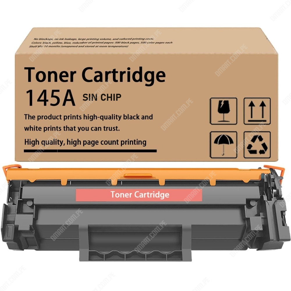 Tóner Compatible Hp 145A W1450A, Para Impresoras Hp LaserJet Pro 3001dw / 3001dwe / 3003dw / 3101fdw / 3101fdwe / MFP 3103fdw. Rendimiento 1.700 Páginas.