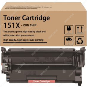 Tóner Genérico Hp 151X W1510X Black, Para Impresoras Hp LaserJet Pro 4003dn / 4003dw / 4003n / MFP Pro 4103dw / 4103fdn / 4103fdw. Rendimiento 9.700 Páginas.