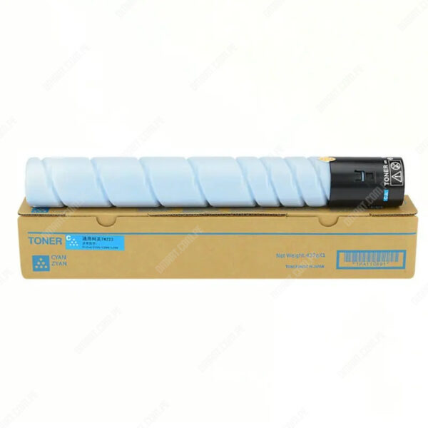 Toner Konica Minolta TN223C [A9H0490] Color Cyan (Genérico) Para Impresora Fotocopiadora Konica Minolta Bizhub C226 / C256 / C266, Rendimiento 20.000 Páginas.