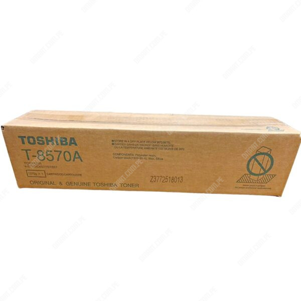 Toner Original Toshiba T-8570A [6AK00000270] Black, Para Impresoras Toshiba E-Studio 557 / 657 / 757 / 857, Rendimiento 73.900 Páginas.