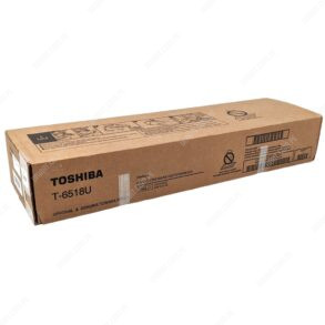 Toner Original Toshiba T-6518U Black, Para Impresoras Toshiba E-Studio 5518A / 6518A / 7518A / 8518A, Rendimiento 106.600 Páginas.