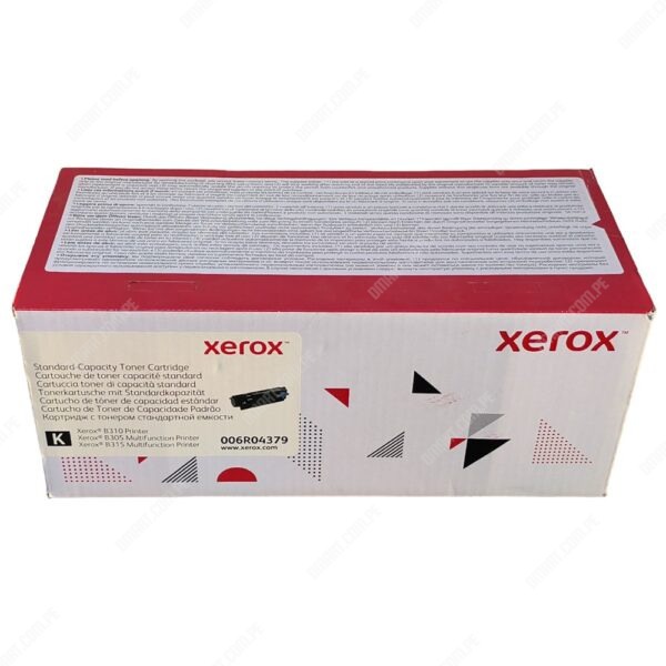 Cartucho De Toner Original Xerox 006R04379 Black, Para Impresoras Xerox B305 / B310 / B315, Rendimiento 3.000 Páginas.