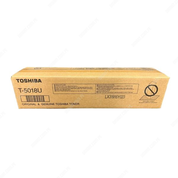 Toner Original Toshiba T-5018U Black, Para Impresora Multifuncional Toshiba E-Studio 2018A / 2518A / 3018A / 3518A / 4518A / 5018A, Rendimiento 43.900 Páginas.