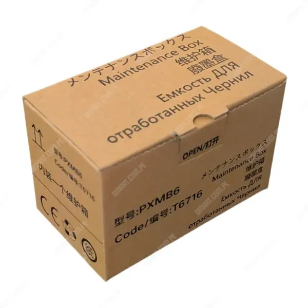 Caja De Mantenimiento Epson T671600/PXMB8 [C13T671600] Para Epson WorkForce Pro WF-C5710 / WF-C5790 / WF-C5290 / WF-C5210, Rendimiento 20.000 Páginas.