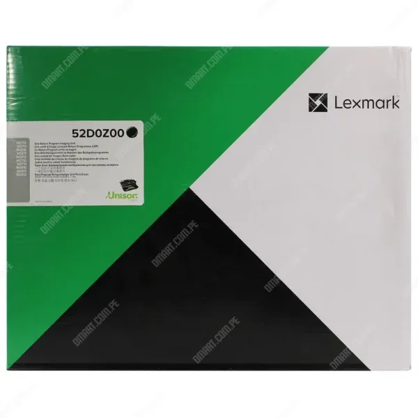 Unidad De Imagen Lexmark 52D0Z00 [520Z] Drum Unit, Para Impresoras Lexmark MS810 / MX710 / MX711 / MX810 / MX811 / MX812 Series, Rendimiento 100.000 Páginas.