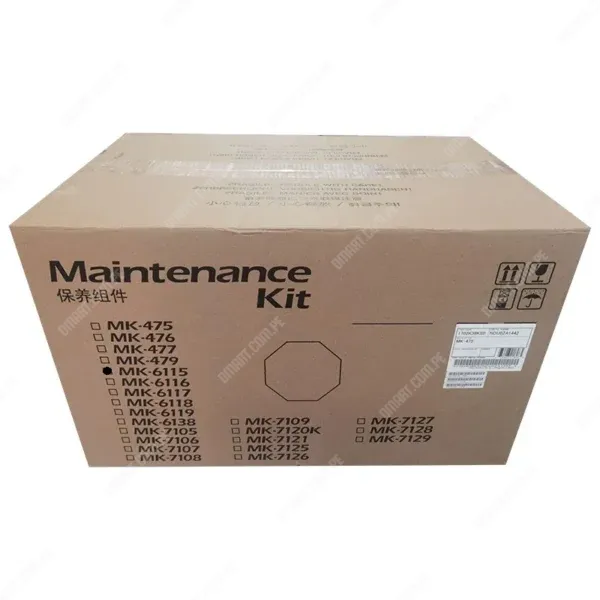 Kit De Mantenimiento Kyocera MK-6115 [1702P18NL0] 220V, Para Impresora Multifuncional Kyocera Ecosys M4125idn / M4132idn, Rendimiento 300.000 Páginas.