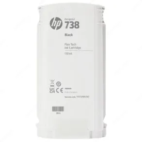 Cartucho De Tinta Hp 498N4A (738) Color Negro, Para Impresora Plotter Multifunción Hp DesignJet T850 / T950 MFP Series, Volumen De Tinta 130 Mililitros.