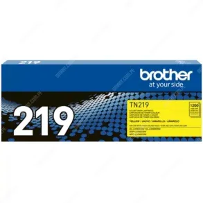 Cartucho De Toner Brother TN219Y Color Amarillo, Para Impresoras Brother HL-L3280CDW / DCP-L3560CDW / MFC-L3760CDW, Rendimiento 1.200 Páginas.