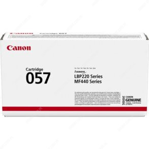 Toner Canon 057 Black, Canon imageCLASS LBP228dw / LBP236dw / MF451dw / MF452dw / MF453dw / MF455dw, Rendimiento 3.100 Páginas.