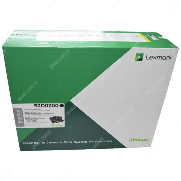 Unidad De Imagen Lexmark 52D0Z00 [520Z] Drum Unit, Para Impresoras Lexmark MS810 / MX710 / MX711 / MX810 / MX811 / MX812 Series, Rendimiento 100.000 Páginas.