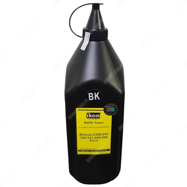 Botella De Polvo Toner Recarga Konica Minolta TN323 [690g] Black, Para ImpresoraS Konica Minolta Bizhub 227 / 287 / 367, Rendimiento 30.000 Páginas.