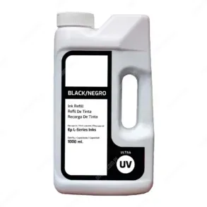 Botella De Tinta Epson T504/T544/T644 [1 Litro] Color Negro Ultra UV Ciss, Compatibilidad Impresoras Epson Ecotank Series L, Rendimiento 80.000 Páginas.