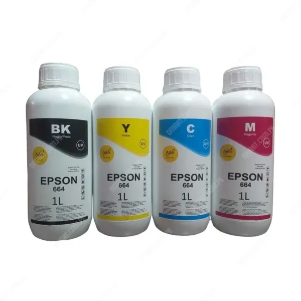 Botellas De Tinta Epson Canon Brother Hp [1 Litro] Color Negro Cyan Magenta Amarillo, Para Series Epson EcoTank L, Hp Ink Tank, Smart Tank, Canon Pixma, Maxify.