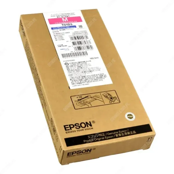 Bolsa De Tinta Epson T01D300 Color Magenta, Para Impresoras Epson WorkForce Pro WF-C529R / WF-C579R Series, Rendimiento 20.000 Páginas.