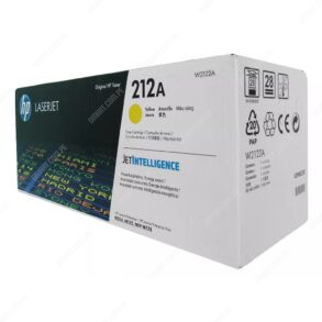 Toner Hp W2122A [212A] Color Amarillo, Para Impresoras Hp Color Laserjet Enterprise Flow MFP M578c / M554dn / M555dn / M555x / M578dn, Rendimiento 4.500 Páginas.