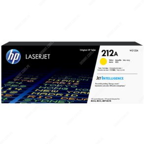 Toner Hp W2122A [212A] Color Amarillo, Para Impresoras Hp Color Laserjet Enterprise Flow MFP M578c / M554dn / M555dn / M555x / M578dn, Rendimiento 4.500 Páginas.