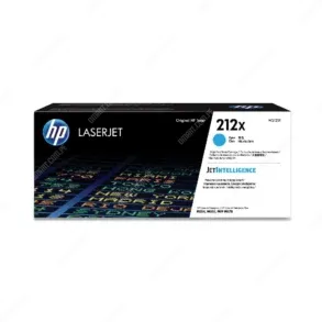 Toner Hp W2121X [212X] Color Cyan, Para Impresoras Hp Color Laserjet Enterprise Flow MFP M578c / M554dn / M555dn / M555x / M578dn, Rendimiento 10.000 Páginas.