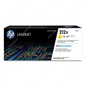 Toner Hp W2122X [212X] Color Amarillo, Para Impresoras Hp Color Laserjet Enterprise Flow MFP M578c / M554dn / M555dn / M555x / M578dn, Rendimiento 10.000 Páginas.