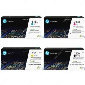 Juego De Toner Hp 213X Color Negro Cyan Amarillo Magenta, Para Impresoras Hp Color LaserJet Enterprise 5700dn / 6700dn / 6701dn / MFP 5800dn / 6800dn.